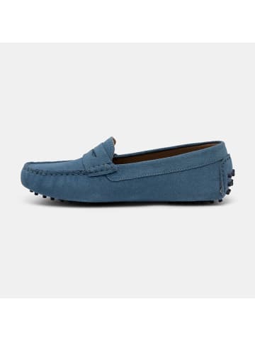 CHARLES & SMITH Leder-Mokassins "Thandie" in Blau