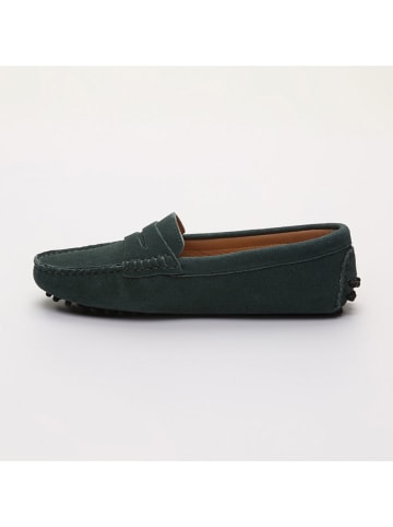 CHARLES & SMITH Leren mocassins "Thandie" groen