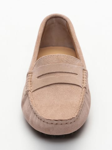 CHARLES & SMITH Leder-Mokassins "Thandie" in Rosa
