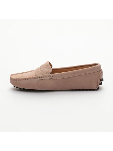 CHARLES & SMITH Leder-Mokassins "Thandie" in Rosa