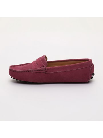 CHARLES & SMITH Leder-Mokassins "Thandie" in Pink