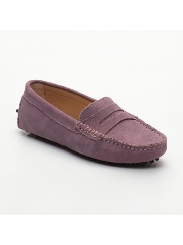 CHARLES & SMITH Leder-Mokassins "Thandie" in Rosa
