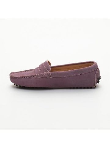 CHARLES & SMITH Leder-Mokassins "Thandie" in Rosa