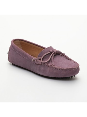 CHARLES & SMITH Leder-Mokassins "Newton" in Rosa