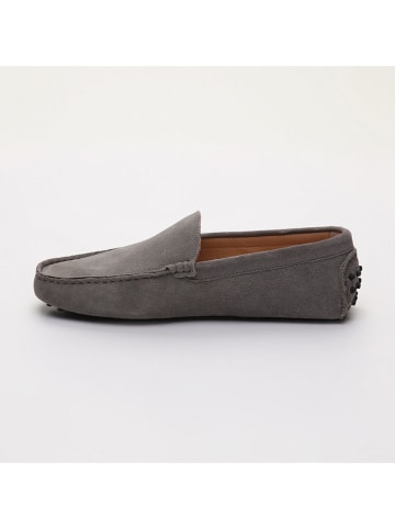 CHARLES & SMITH Leder-Mokassins "Lenny" in Grau