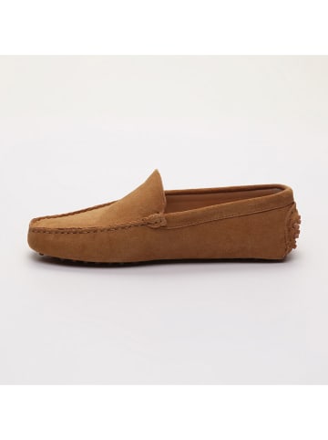 CHARLES & SMITH Leder-Mokassins "Lenny" in Hellbraun