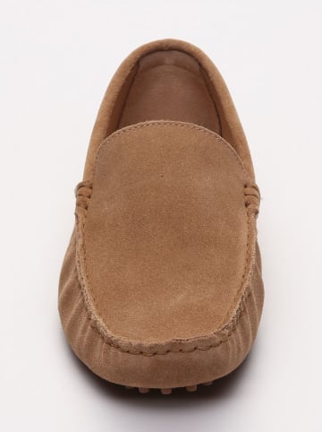 CHARLES & SMITH Leder-Mokassins "Lenny" in Hellbraun