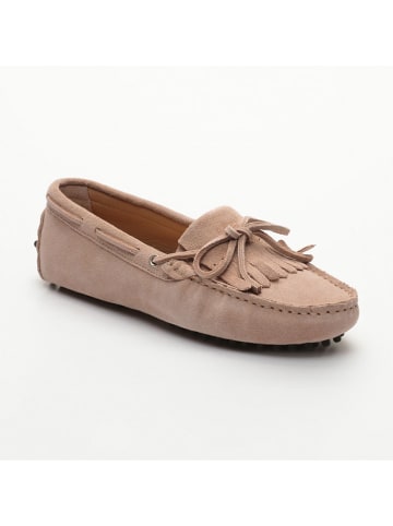 CHARLES & SMITH Leder-Mokassins "Emma" in Rosa