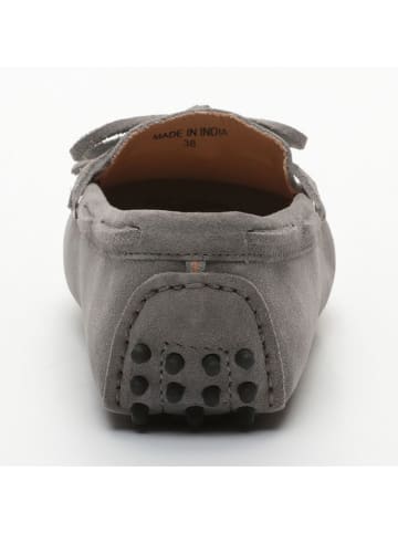 CHARLES & SMITH Leder-Mokassins "January" in Grau