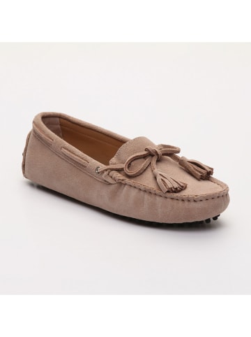 CHARLES & SMITH Leder-Mokassins "January" in Rosa