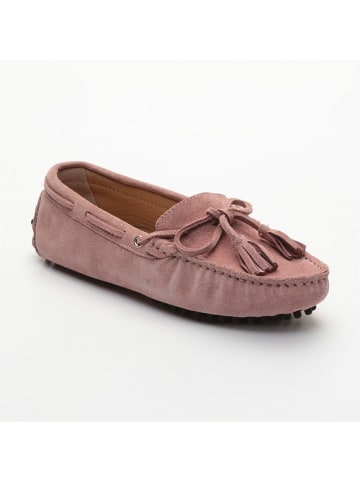 CHARLES & SMITH Leder-Mokassins "January" in Rosa