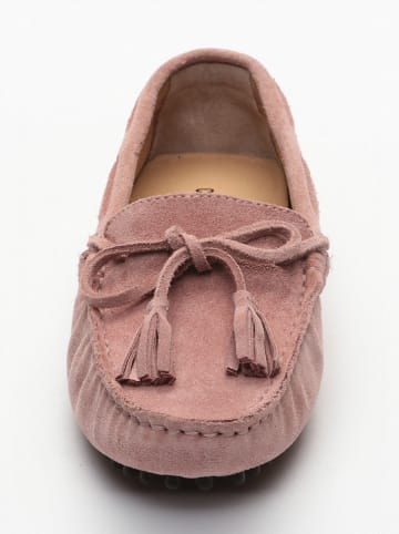 CHARLES & SMITH Leder-Mokassins "January" in Rosa
