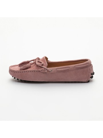 CHARLES & SMITH Leder-Mokassins "January" in Rosa