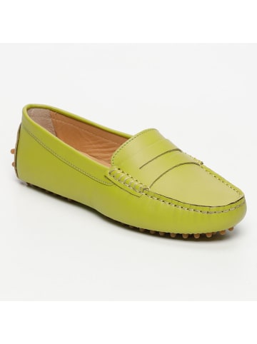 CHARLES & SMITH Leren mocassins "Thandie" groen