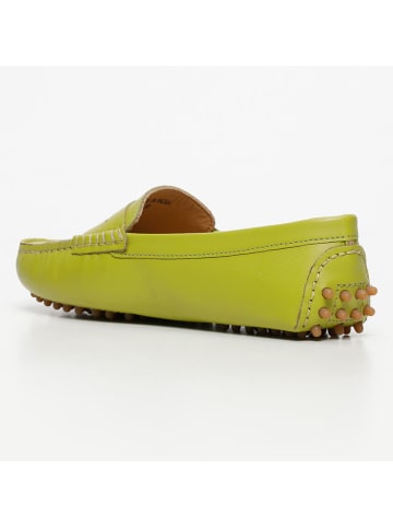 CHARLES & SMITH Leren mocassins "Thandie" groen