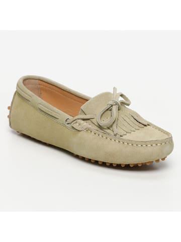 CHARLES & SMITH Leren mocassins "Emma" geel