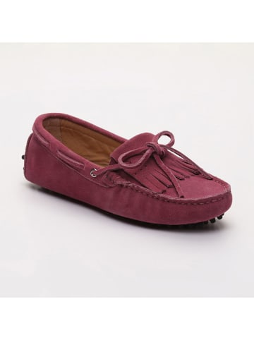 CHARLES & SMITH Leder-Mokassins "Emma" in Pink