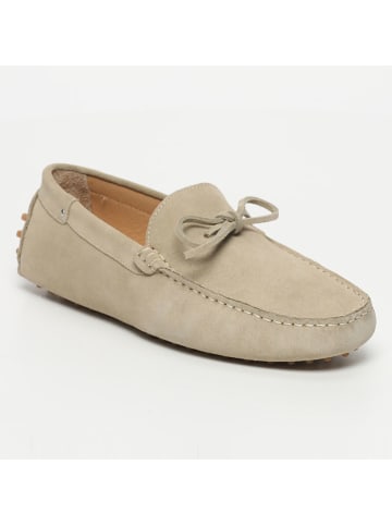 CHARLES & SMITH Leder-Mokassins "Andy" in Beige