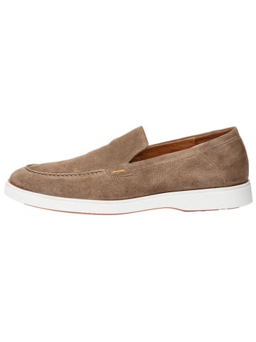 LLOYD Leder-Slipper "Hunter" in Hellbraun