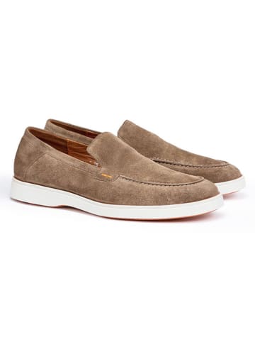 LLOYD Leder-Slipper "Hunter" in Hellbraun