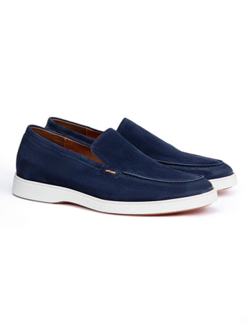 LLOYD Leder-Slipper "Hunter" in Dunkelblau