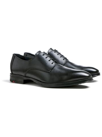 LLOYD Leder-Schnürschuhe "Gideon" in Schwarz