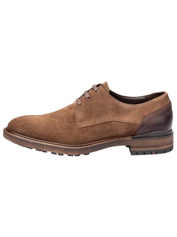 LLOYD Leder-Schnürschuhe "Hadrian" in Hellbraun