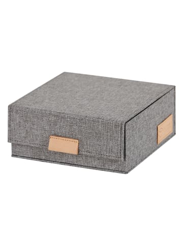 STORE IT Pudełko "Premium" w kolorze szarym na zegarki - 16,5 x 7 x 16,5 cm