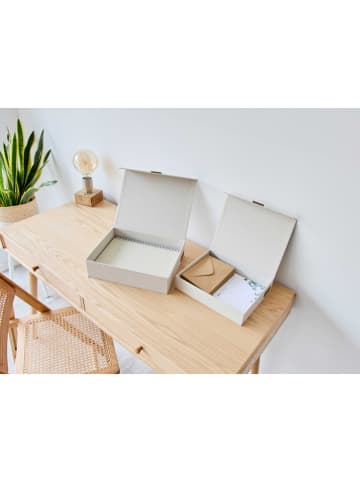 STORE IT 2er-Set: Dokumentenboxen ''Premium'' in Creme