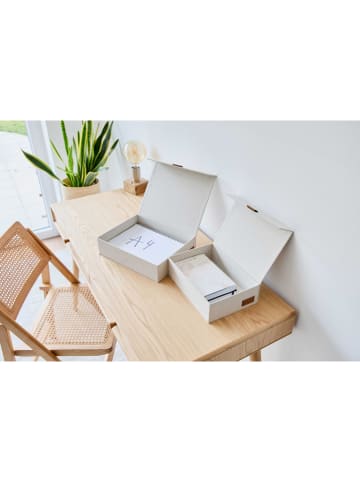 STORE IT 2er-Set: Dokumentenboxen ''Premium'' in Creme