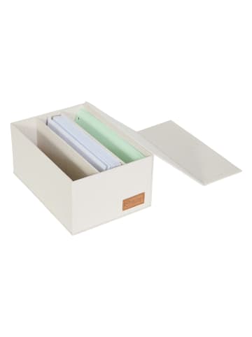 STORE IT Pudełko "Premium" w kolorze kremowym na zdjęcia - 31 x 8 x 25 cm