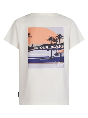 Retour Shirt "Joshua" in Weiß/ Weiß