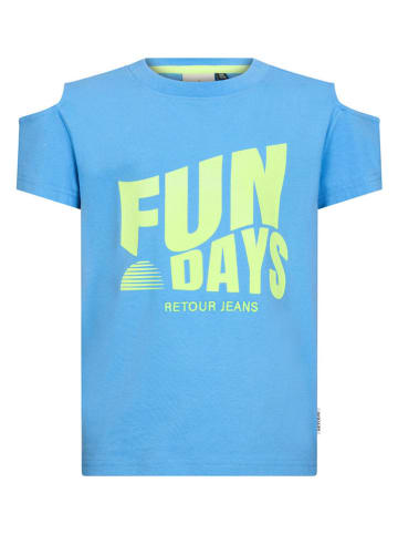 Retour Koszulka "Rosette" w kolorze błękitnym