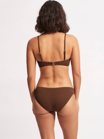 Seafolly Biustonosz bikini w kolorze brązowym