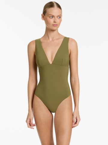 Jets Badeanzug in Khaki