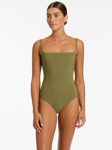 Jets Badeanzug in Khaki