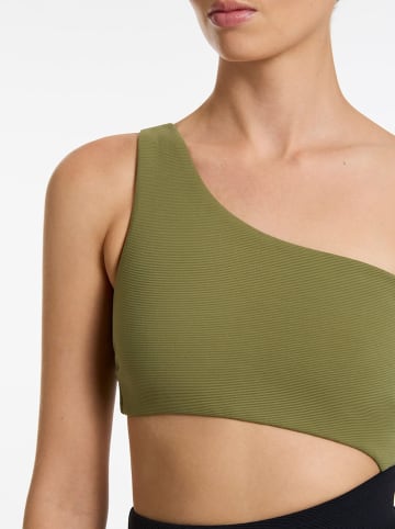 Jets Monokini in Khaki/ Schwarz
