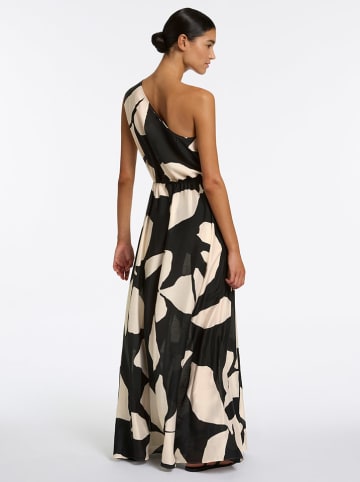 Jets Kleid in Schwarz/ Beige