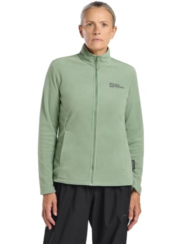 Jack Wolfskin Kurtka polarowa "Taunus" w kolorze zielonym