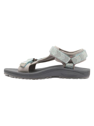 Jack Wolfskin Sandalen "Wave Breaker" in Grau/ Hellblau