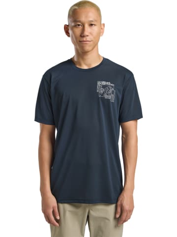 Jack Wolfskin Functioneel shirt "Vonnan" donkerblauw