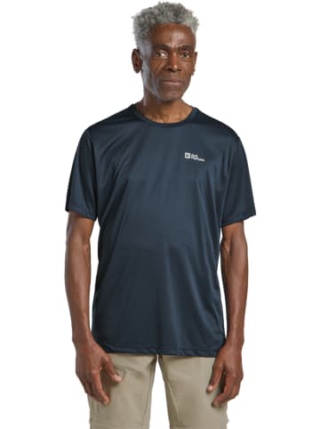 Jack Wolfskin Functioneel shirt "Tech T" donkerblauw