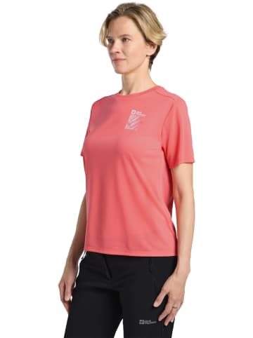 Jack Wolfskin Funktionsshirt "Vonnan" in Pink