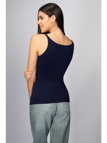 Intimidea Podkoszulek w kolorze granatowym