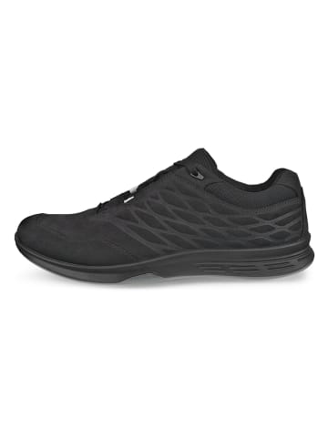 Ecco Leder-Sneakers in Schwarz