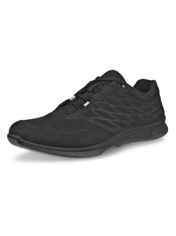 Ecco Leder-Sneakers in Schwarz