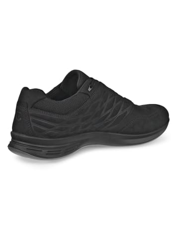 Ecco Leder-Sneakers in Schwarz