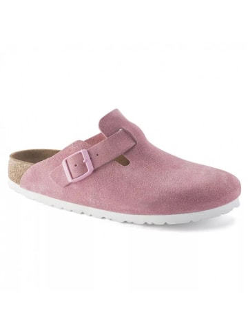 Birkenstock Leder-Clogs "Boston" in Rosa