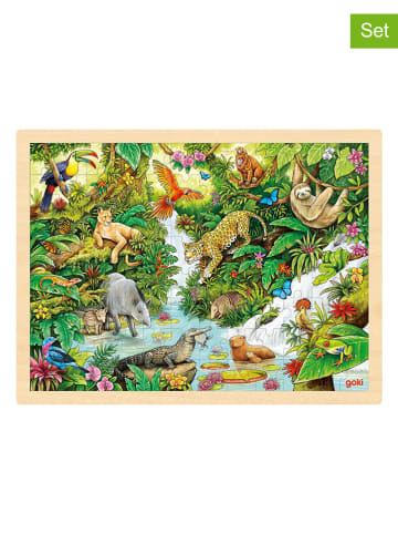 Goki 96-delige puzzel "In the Jungle" - vanaf 3 jaar