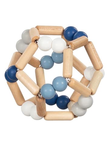 Goki Greifling "Ball" in Beige/ Blau - ab Geburt